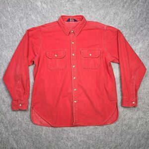 Vintage Woolrich Button Shirt Mens